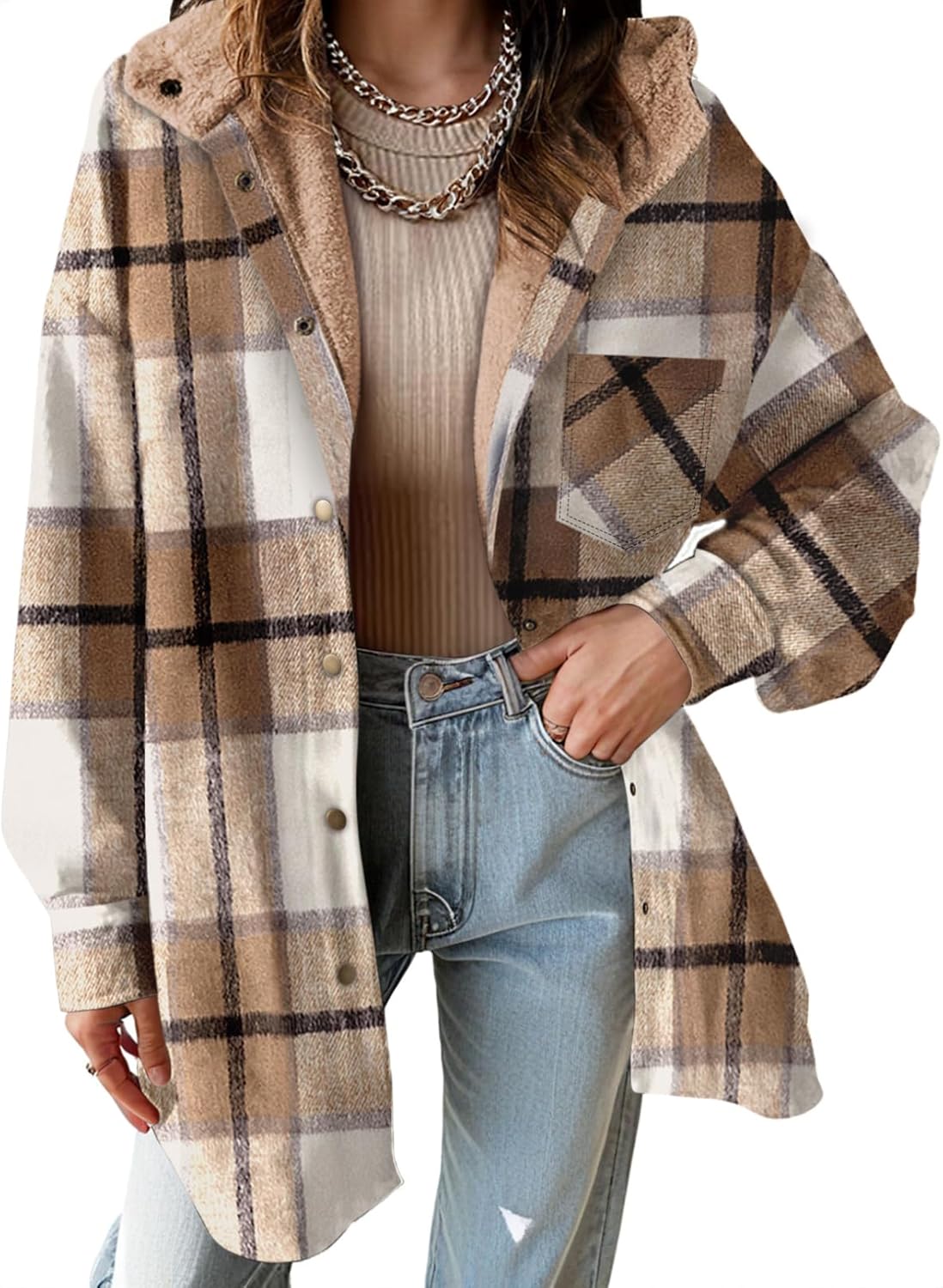 Serova Plaid Jacket