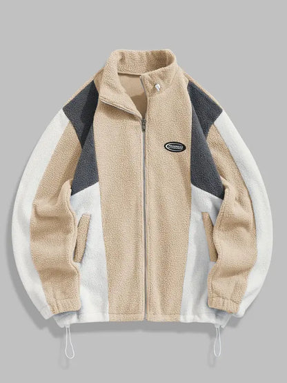 ColorBlock Zip Up Jacket