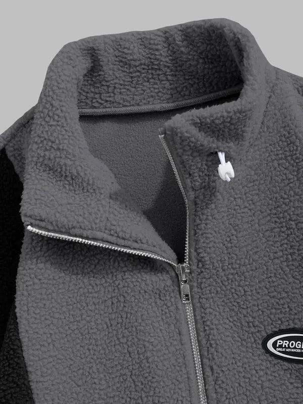 ColorBlock Zip Up Jacket