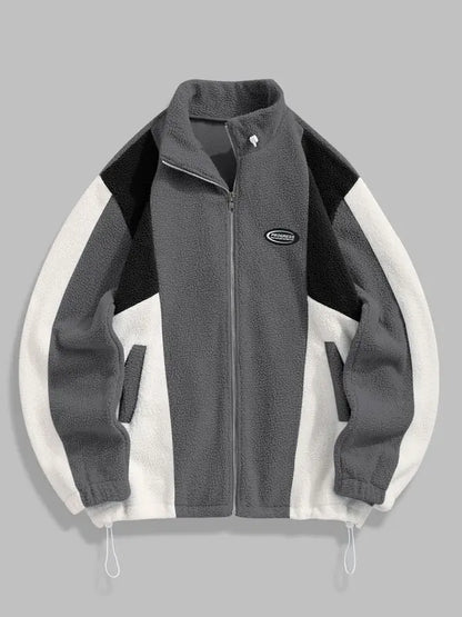 ColorBlock Zip Up Jacket